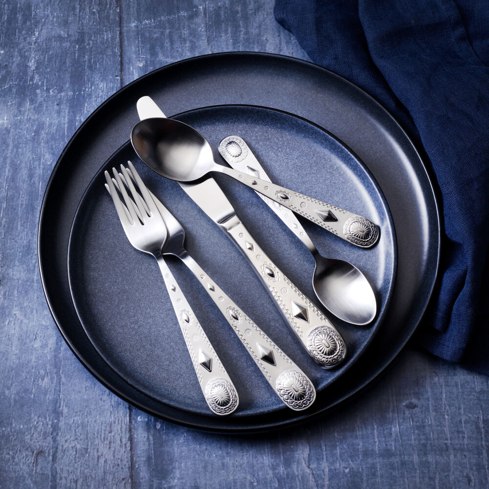 Wallace Taos 45 Piece Flatware Set, Service for 8