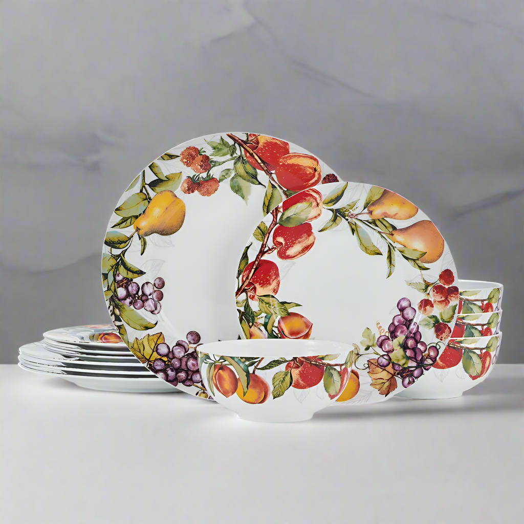 Orchard 12 Piece Dinnerware Set, Service for 4