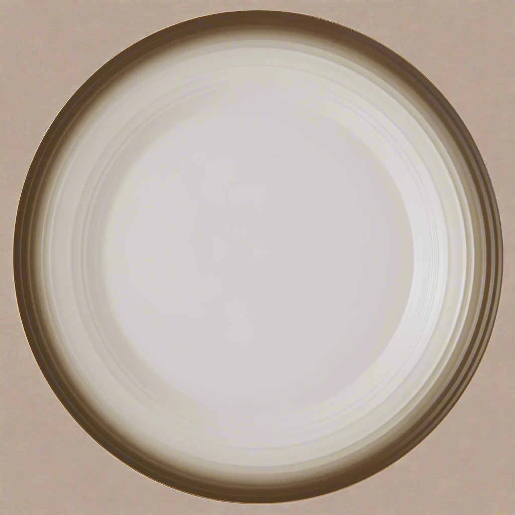 Swirl Ombre Mocha Round Platter