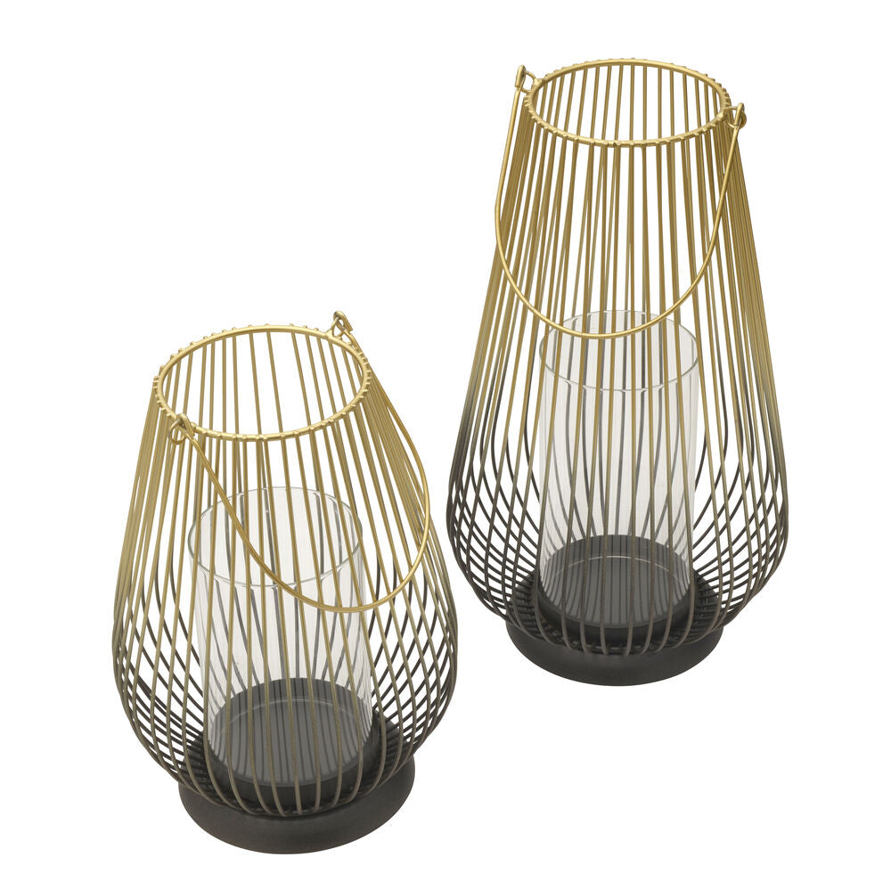 2-Piece Metal Wire Hurricane Set