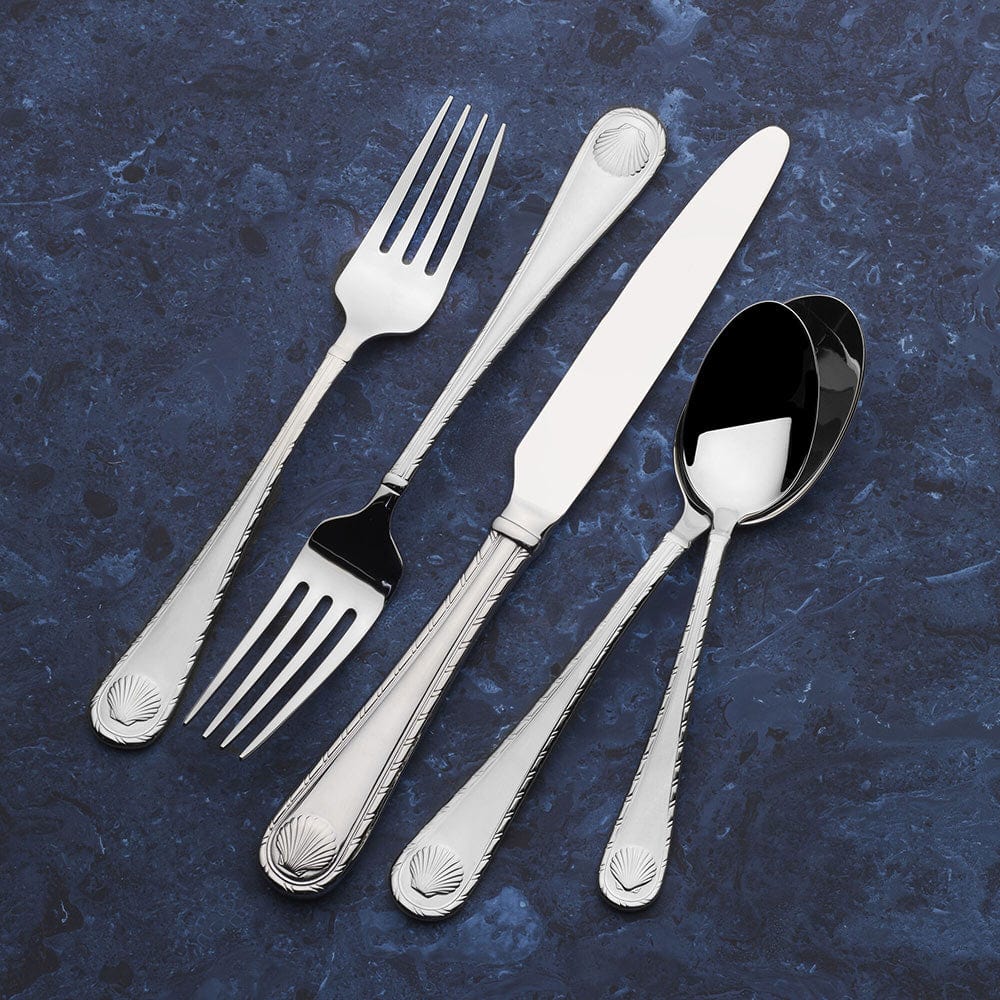 Wallace Shell 45 Piece Flatware Set, Service for 8
