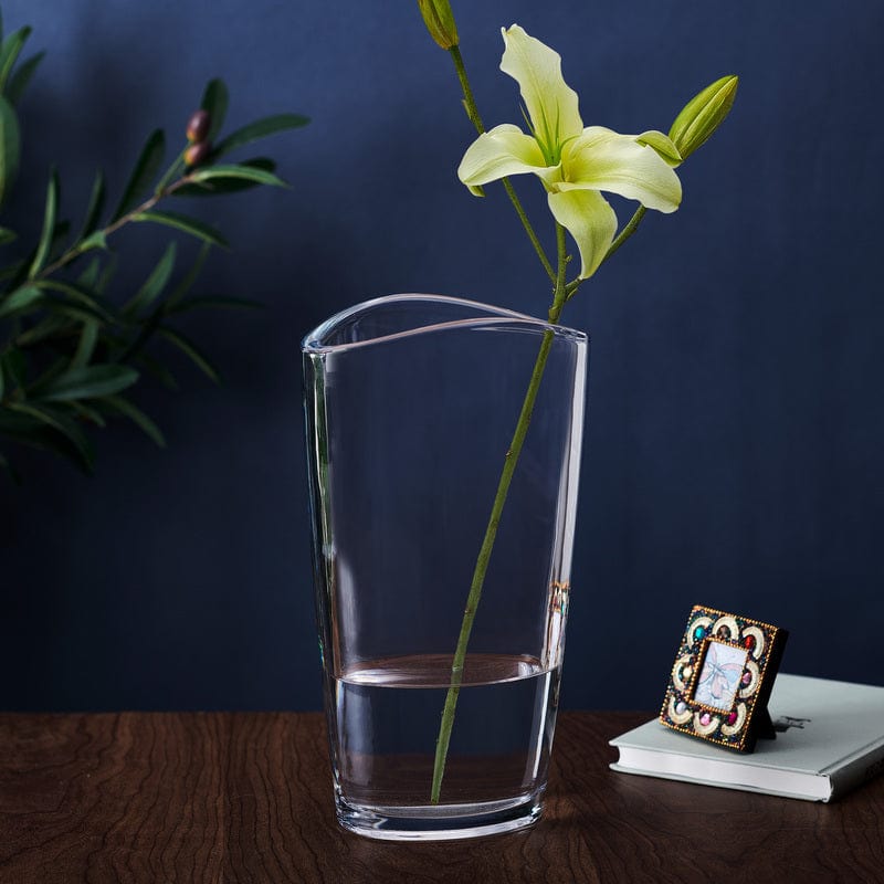 Alister 11.75 Inch  Crystal Vase