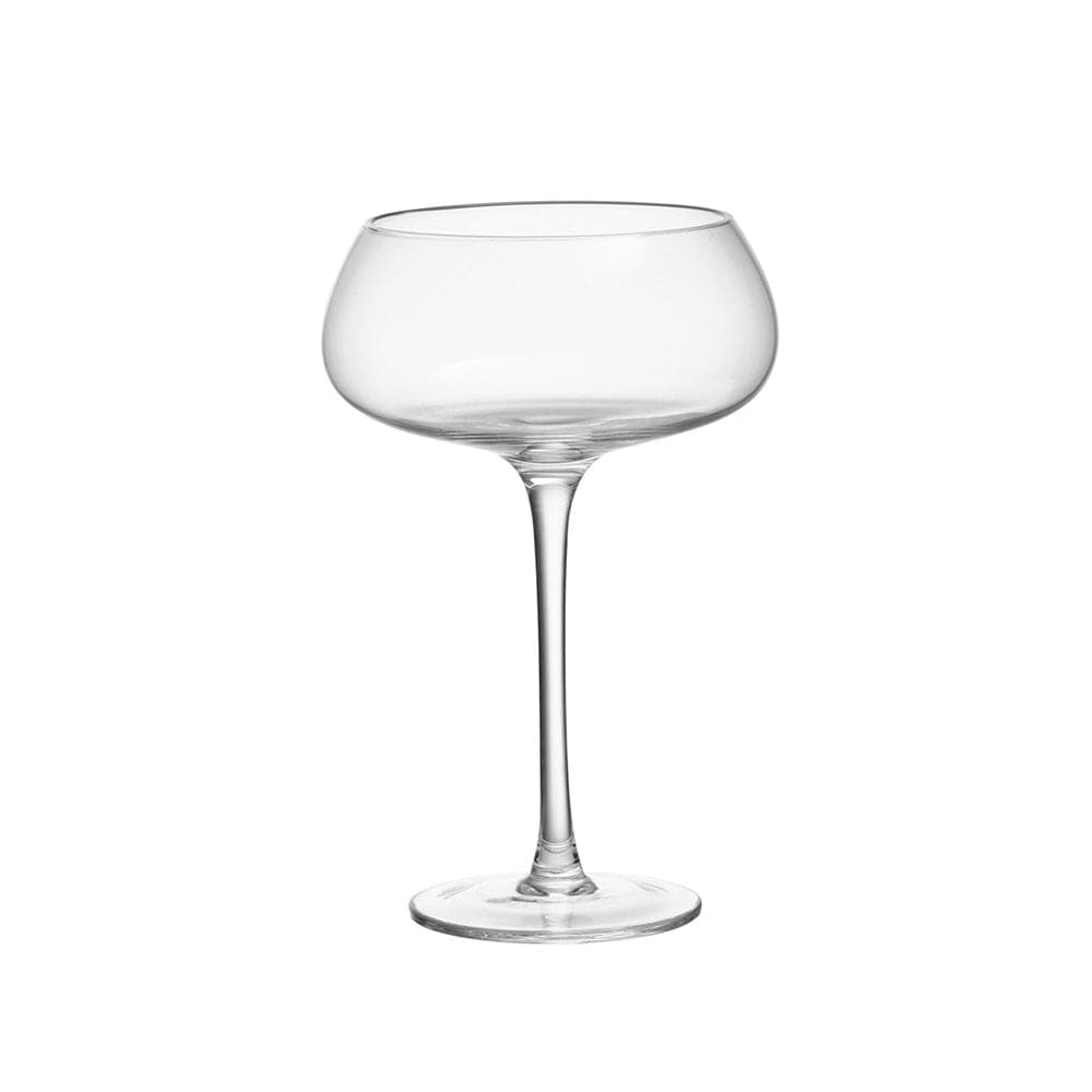 Craft Cocktail Set of 4 Coupe Champagne Wine Glasses