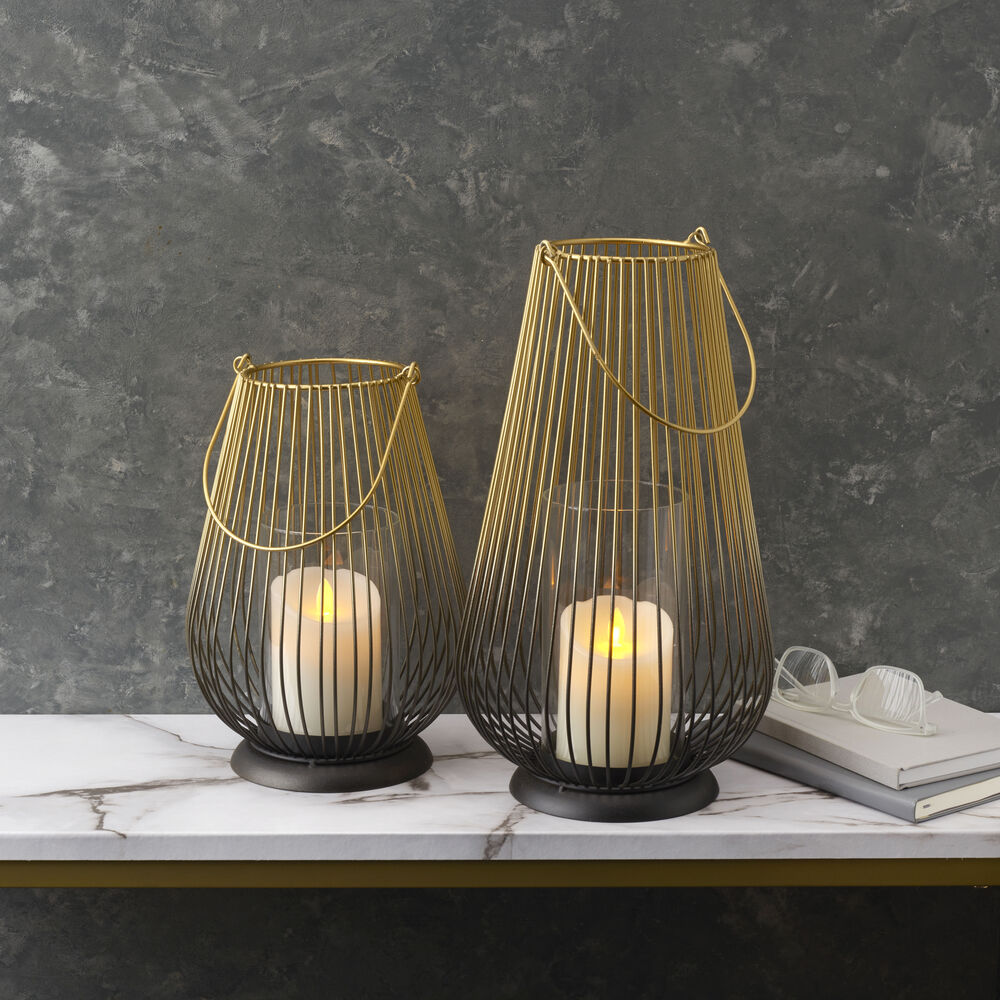 2-Piece Metal Wire Hurricane Set